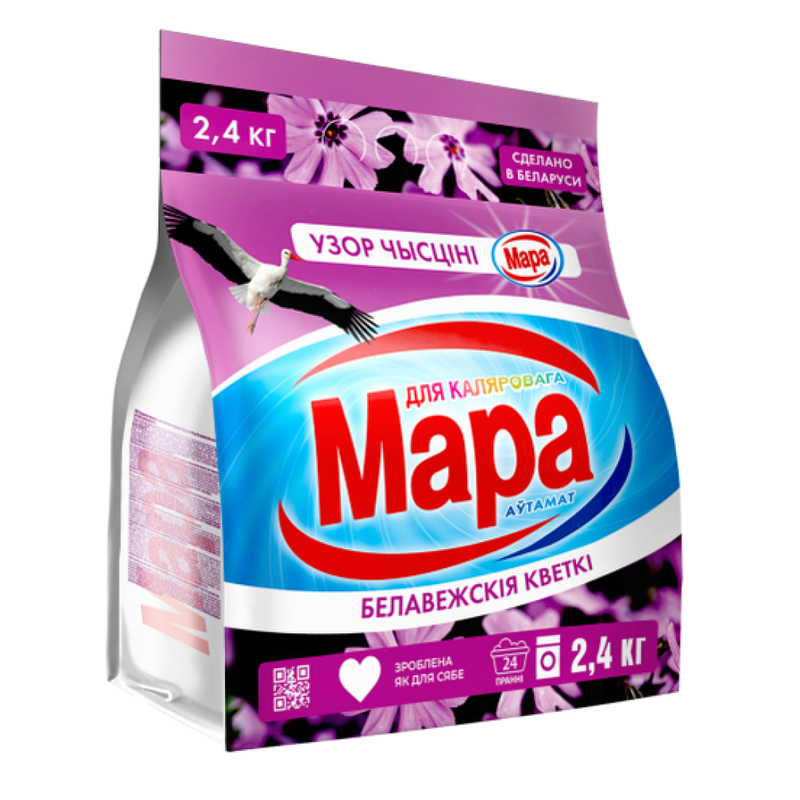 Стиральный порошок Мара Белавежскія кветкі автомат для цветного, 2,4 кг