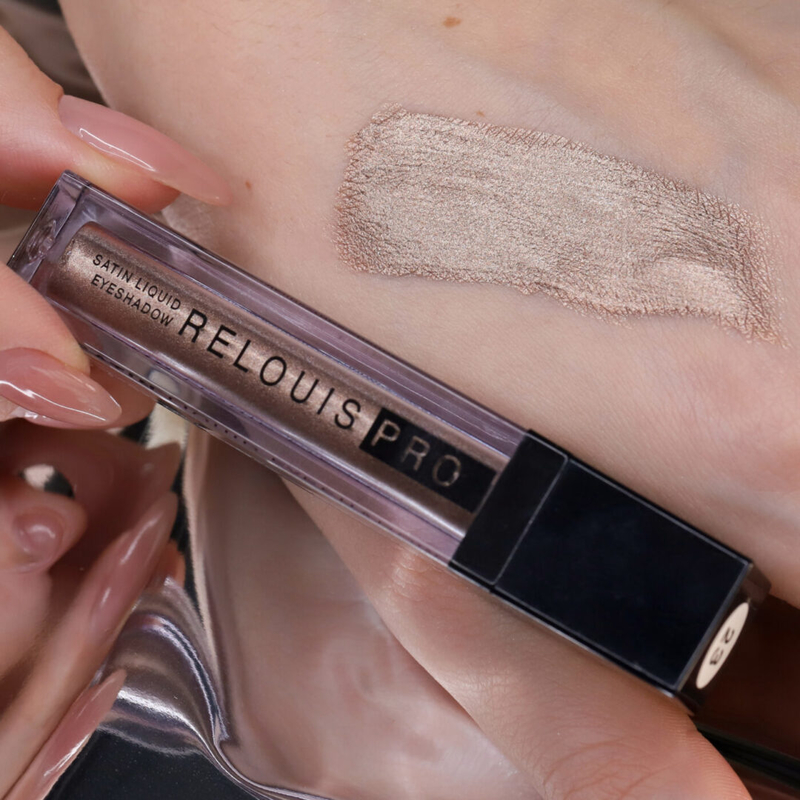 Relouis Тени д/век жидкие сатиновые PRO Satin Liquid Eyeshadow тон 23 COCOA MILK