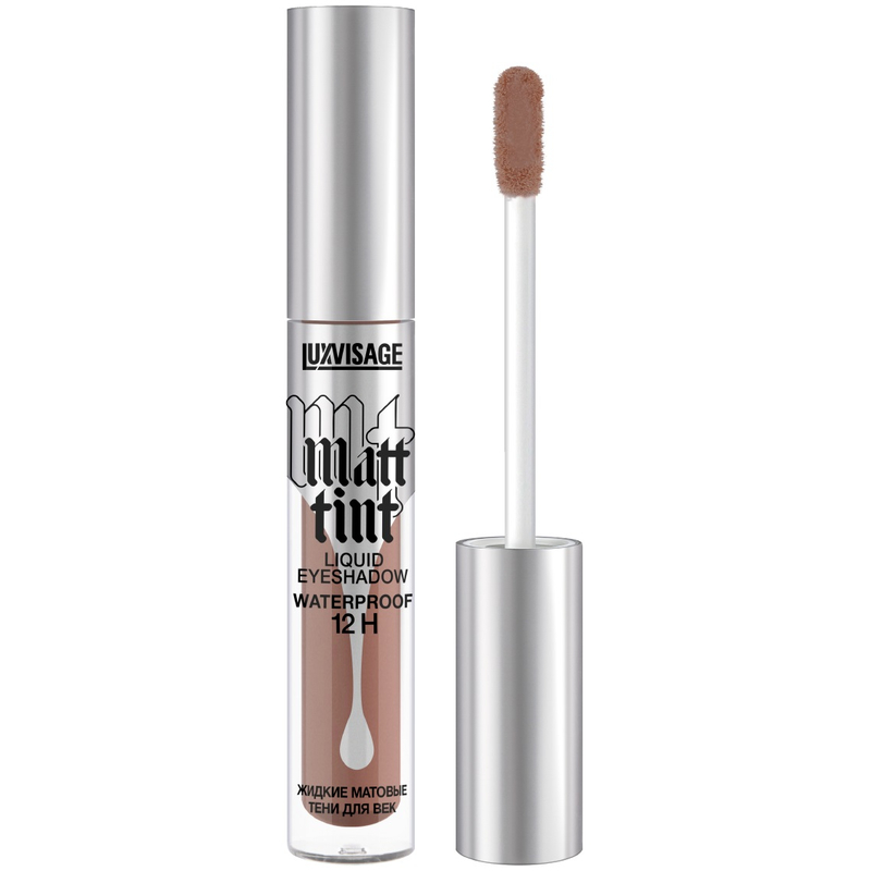 LUX visage Тени жидкие матовые Matt tint waterproof 12H 109 Soft Brown
