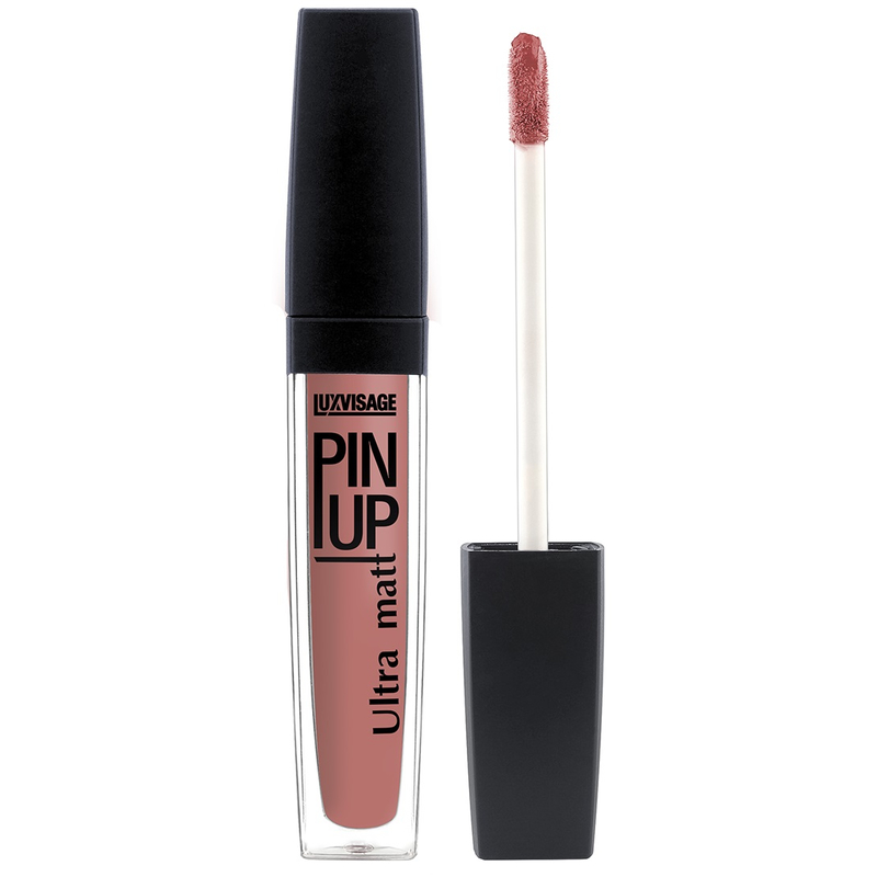 LUX visage Блеск д/губ PIN-UP Ultra Matt тон 18 CREAM PRALINE