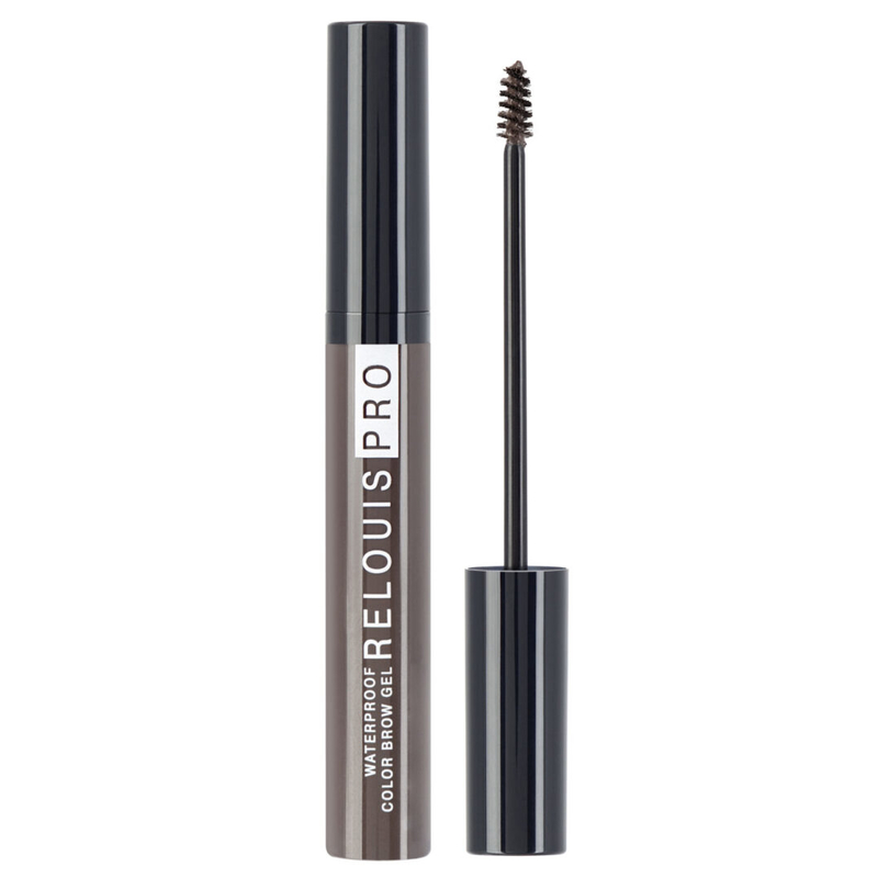Relouis Гель д/бровей водостойкий оттеночный PRO Waterproof Color Brow Gel тон 04 Dark brown
