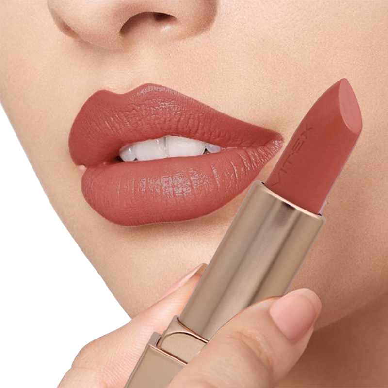 Biтэкс Помада губная LUXSHOW 606 Карамельный капучино