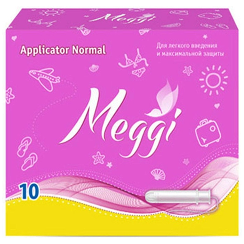 MEGGI Женские гигиенические тампоны MEGGI "NORMAL-10" 10шт