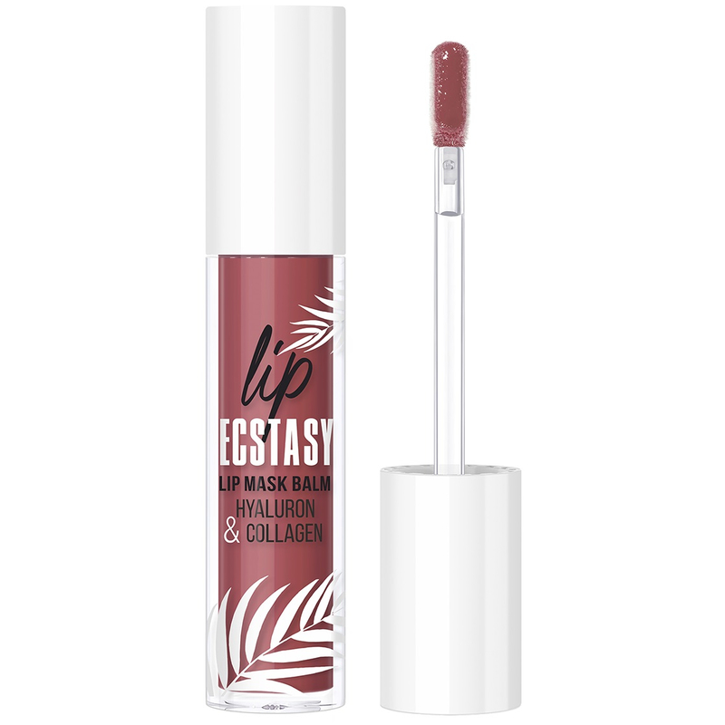 LUX visage Бальзам-маска д/губ LIP ECSTASY hyaluron & collagen 604 Rosewood