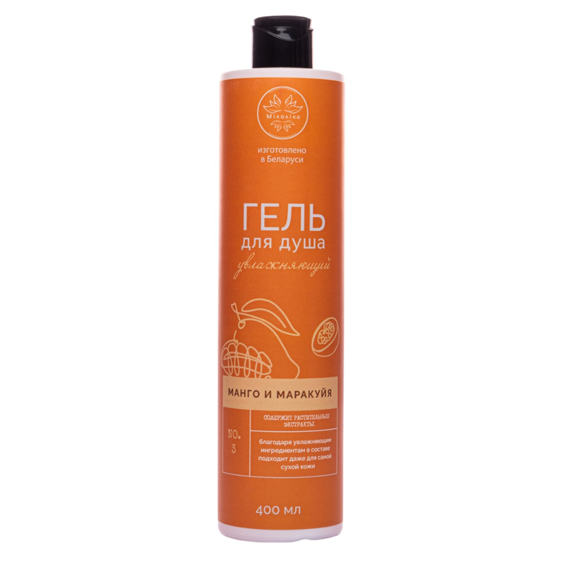 МИЛОЛИКА Гель для душа манго маракуйя, 400 мл