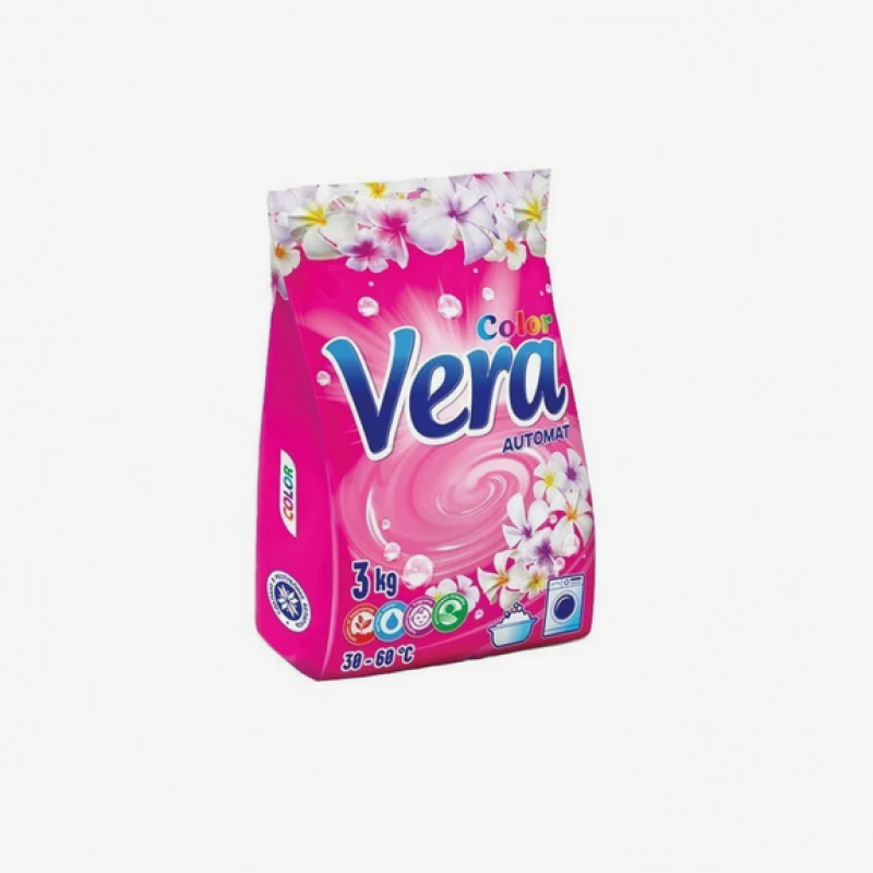 Порошок стиральный Vera Color Automat пакет 3 кг 