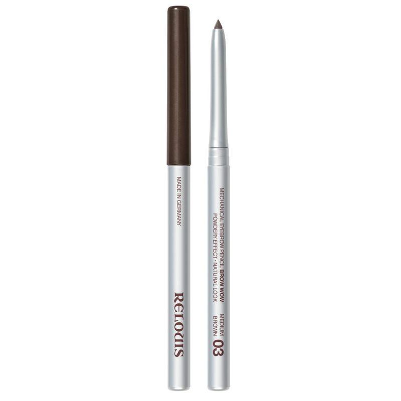Relouis Карандаш механический для бровей BROW  WOW 03 Medium Brown Шоколадно-Коричн