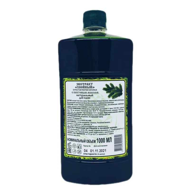 Экстракт "Хвойный" с пихтовым маслом д/ванн, 1000 мл