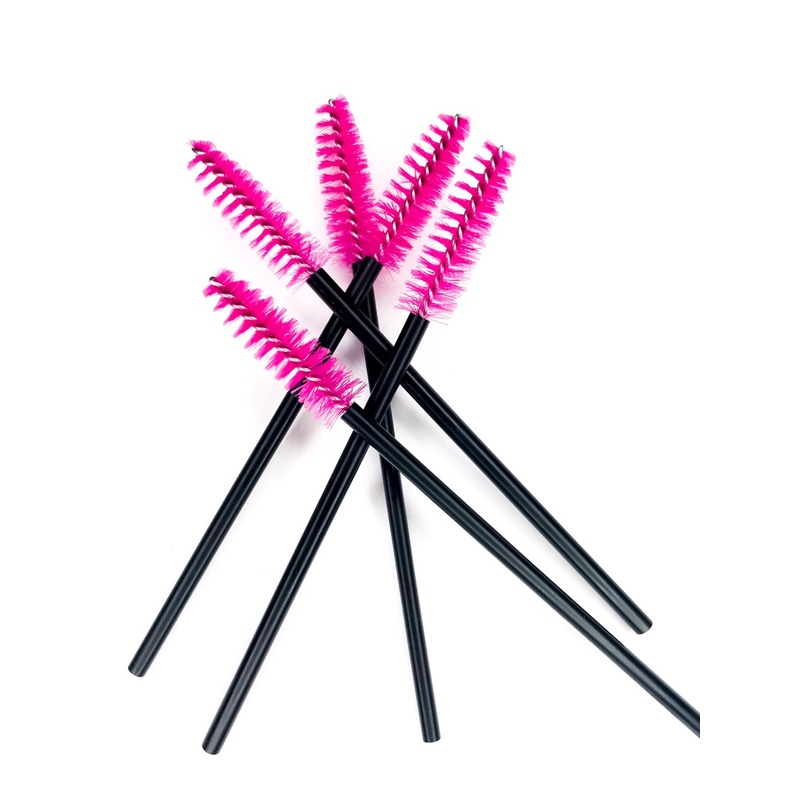Китай Щетка для ресниц розовая