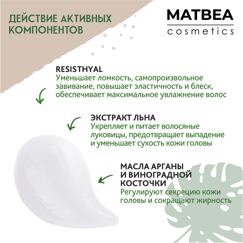 MATBEA cosmetics Кондиционер Гиалуроновый увлажняющий 250мл