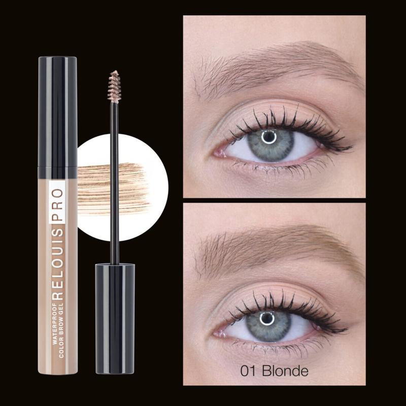 Relouis Гель д/бровей водостойкий оттеночный PRO Waterproof Color Brow Gel тон 01 Blonde