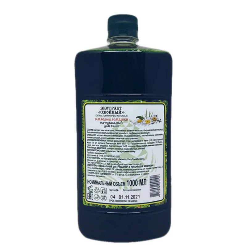 Экстракт "Хвойный" с маслом ромашки д/ванн, 1000 мл