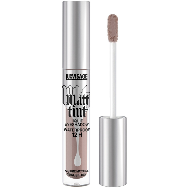 LUX visage Тени жидкие матовые Matt tint waterproof 12H 104 Cool Taupe