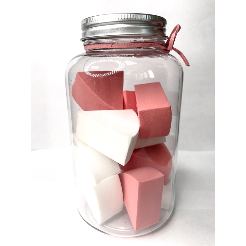 Китай Спонжи Треугольники в банке 12шт