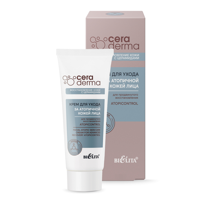 Bielita CeraDermа Крем для ухода за атопичной кожей для продвинутого восст AtopiControl 50мл туба