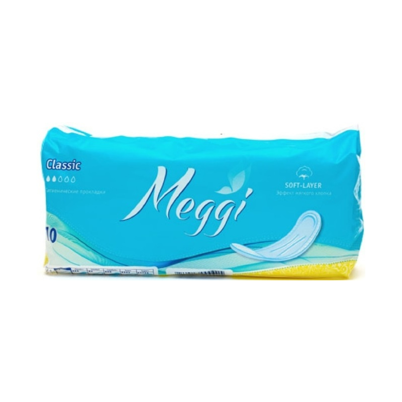 MEGGI Женские гигиенические прокладки MEGGI Классик 10шт