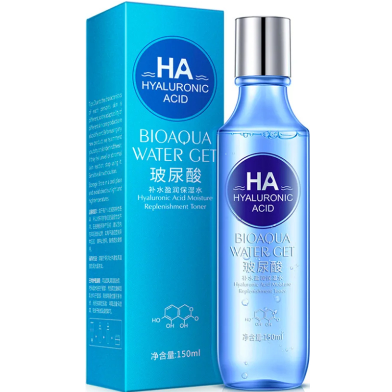 BIOAQUA Тонер Увлажняющий для лица с гиалуроновой кислотой 150мл 12шт/уп