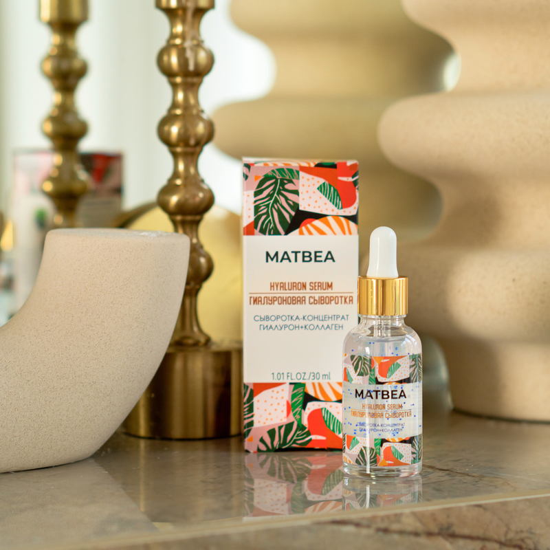 MATBEA cosmetics Сыворотка-концентрат гиалурон+коллаген 30мл 