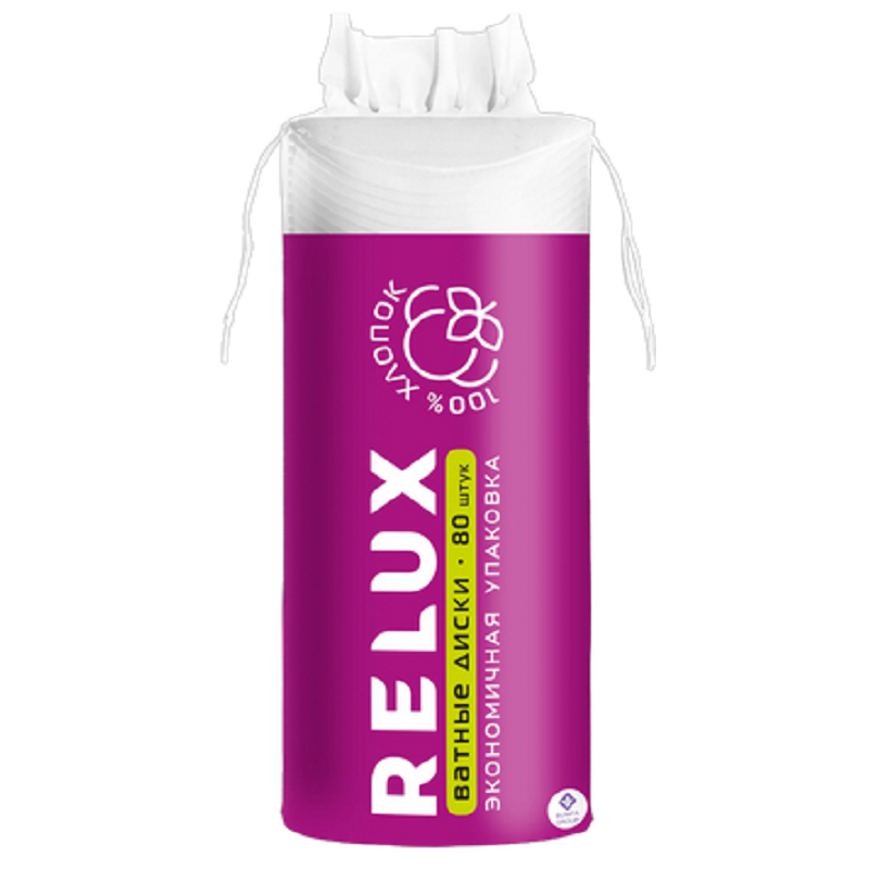 БУМФА ГРУПП RELUX Ватные диски 80 шт