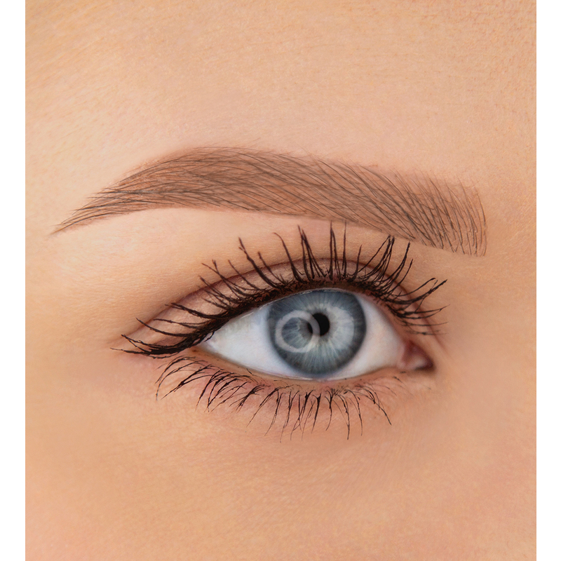 LUX visage Тушь PERFECT COLOR веер пышных ресниц  BROWN коричневый 