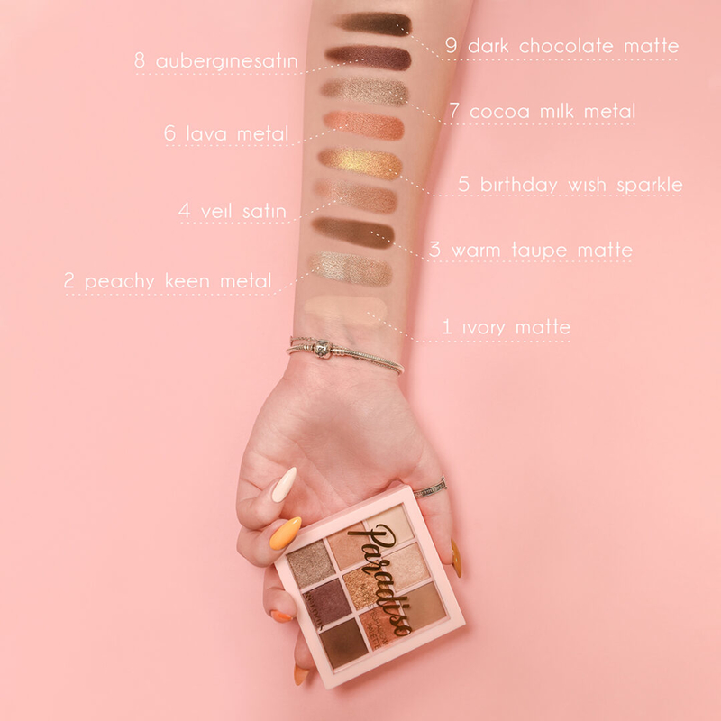 Relouis Тени д/век Paradiso Nude 9-ти цветные 