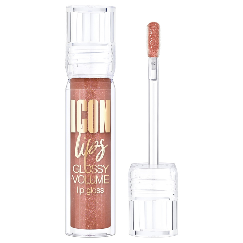 LUX visage Блеск д/губ с эффектом объема ICON lips glossy volume 506  Ice Taupe