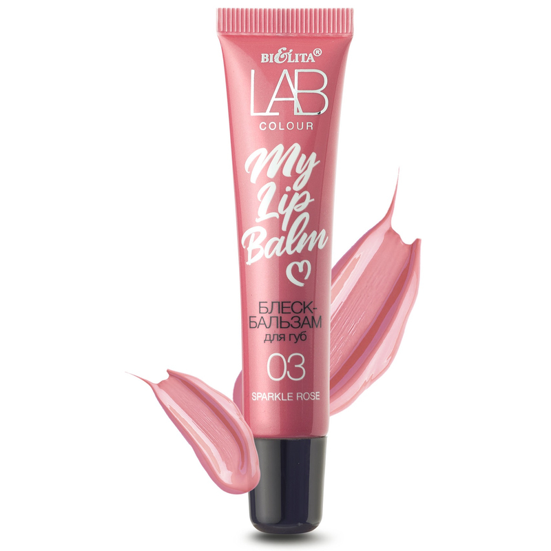 Bielita Блеск-Бальзам д/губ LAB colour My Lipbalm 03 Sparkle Rose 