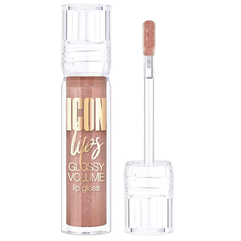LUX visage Блеск д/губ с эффектом объема ICON lips glossy volume 507 Desert Taupe