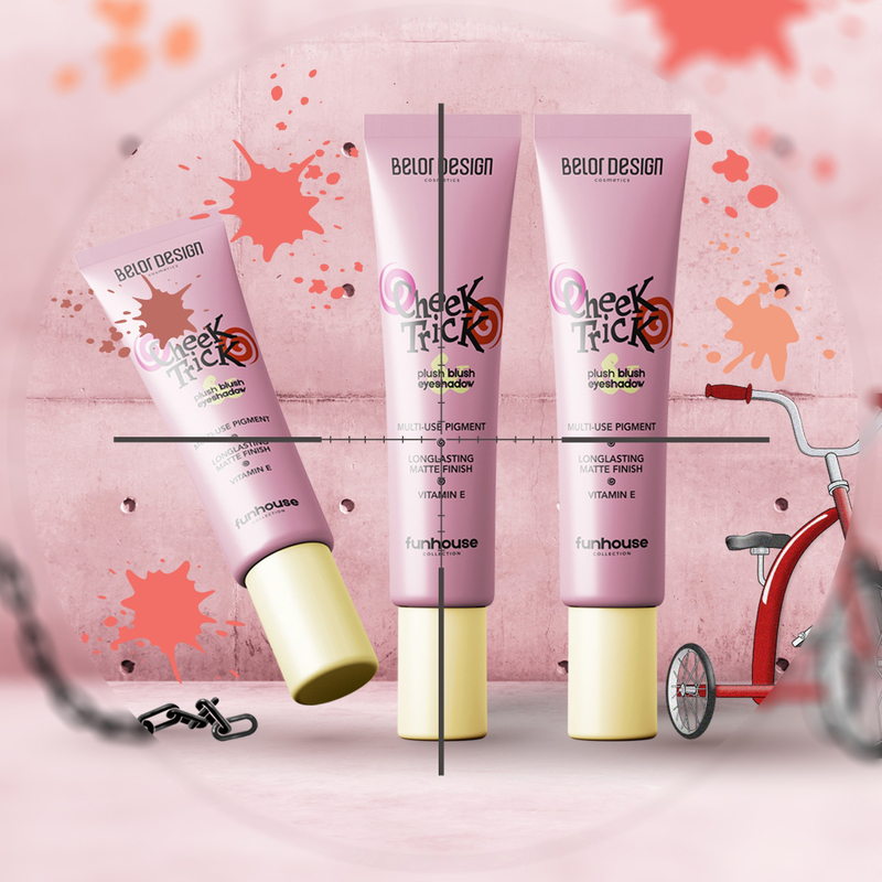 Belor Design Румяна-Тени Кремовые Cheek Trick Funhouse 3