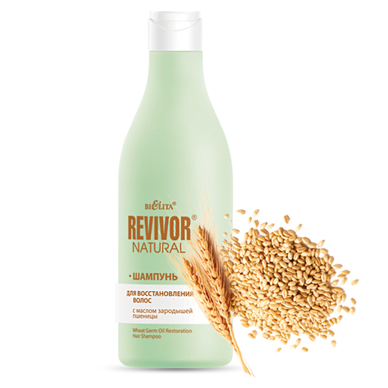 Bielita Revivor Natural Шампунь Восстановление волос с маслом зародышей пшеницы 500мл 