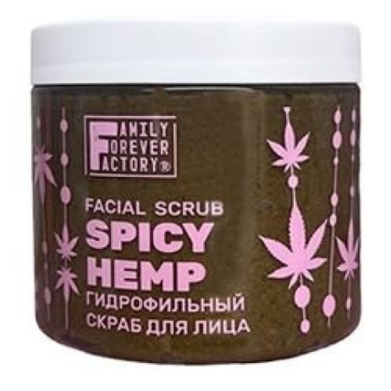 FamiLy Forever Скраб Гидрофильный д/лица Конопляный-пряный 200мл