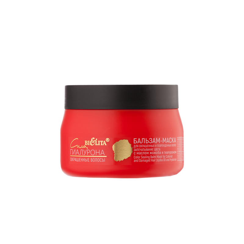 Bielita Сила гиалурона Запечатывание цвета Бальзам-маска д/окраш. и поврежд. волос 300мл