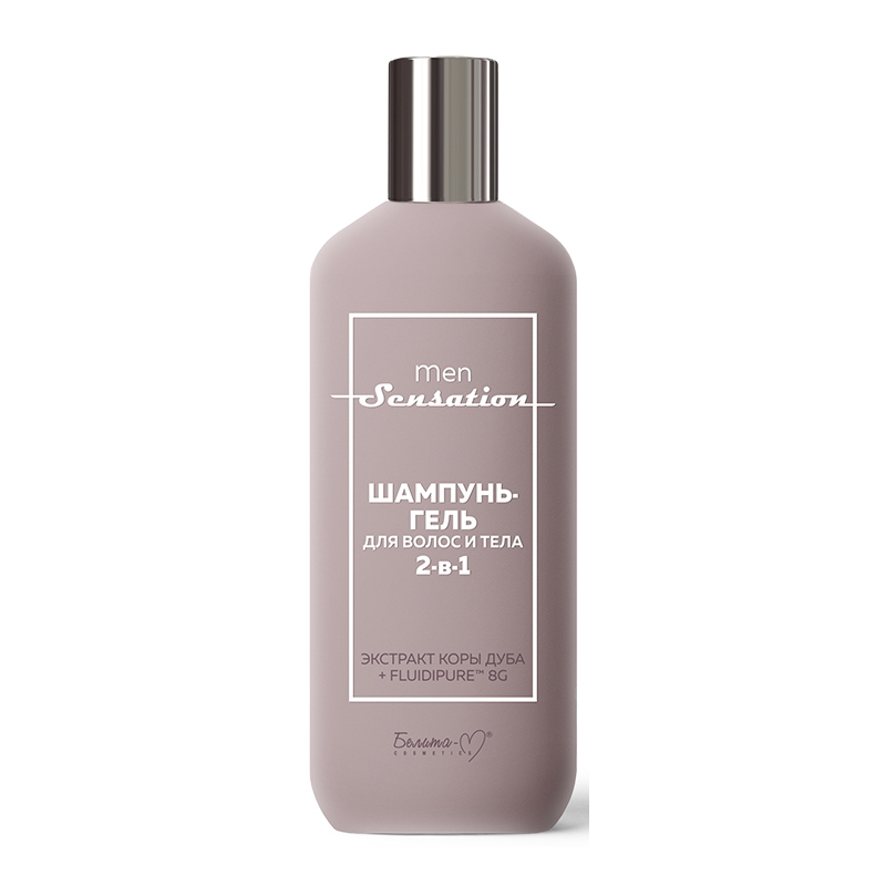 Белита-М Men Sensation Шампунь-гель д/волос и тела 2в1 400г