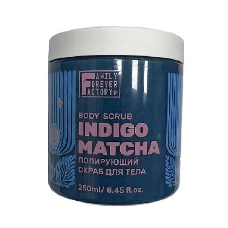 FamiLy Forever Скраб Полирующий д/тела Голубая матча 250мл