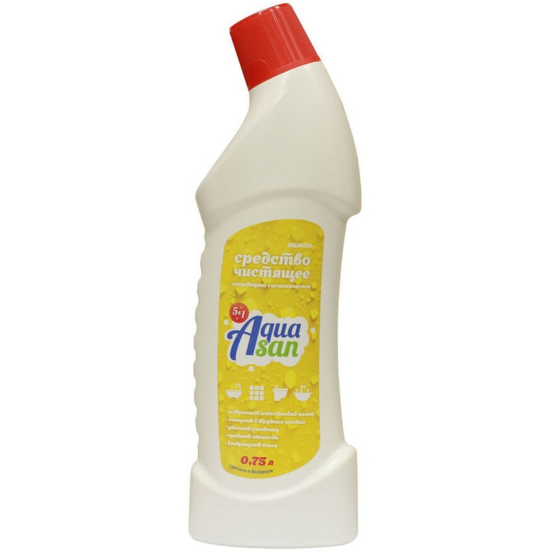 АКВАСАН Гель Чистящий универсальный Лимон 750мл