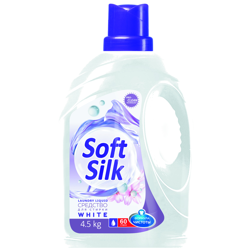 Ромакс Soft Silk Средство д/стирки жидкое д/Белого белья White 4,5кг