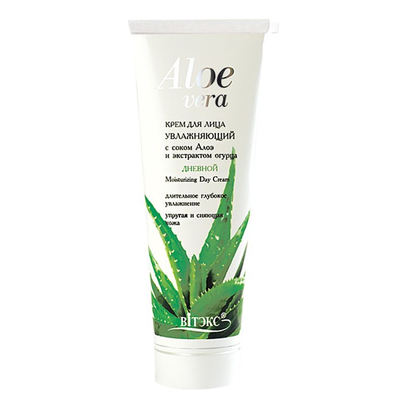 *Biтэкс Алоэ Крем дневной Увлажняющий с экстрактом огурца 75мл 