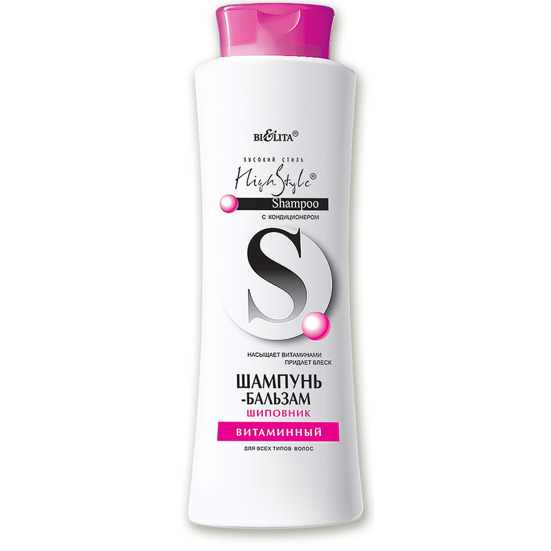 Bielita Hiqh Style Шампунь-бальзам Шиповник д/всех 500мл