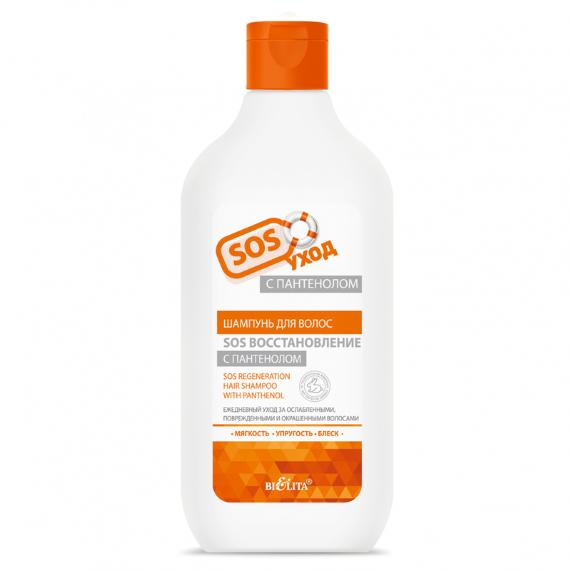 Bielita SOS уход с пантенолом Шампунь с пантенолом д/волос SOS-восстановление 300мл 