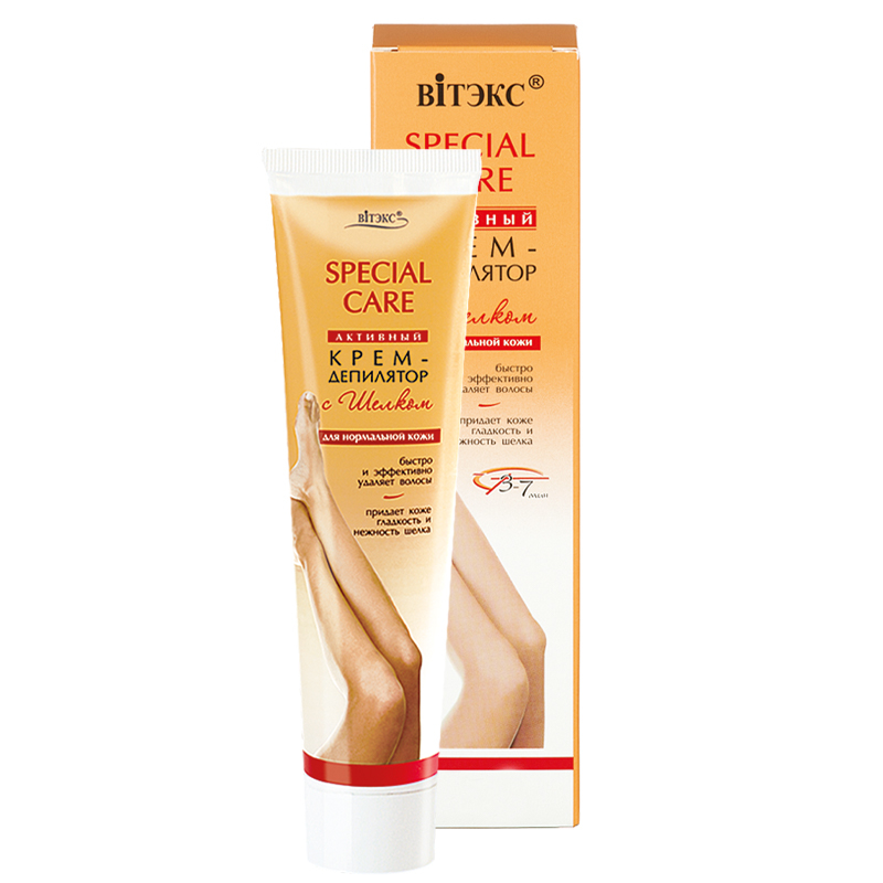 Biтэкс Special Care Крем-депилятор Активный с Шелком д/нормальной кожи 120мл