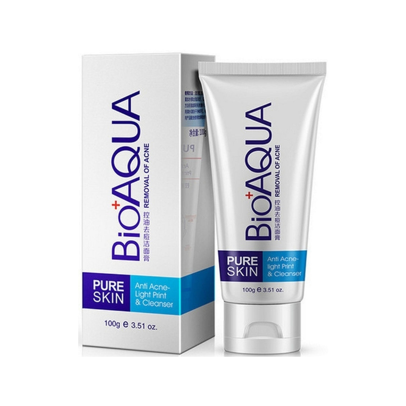 BIOAQUA PURE SKIN Пенка для умывания анти акне 100г 12шт/уп