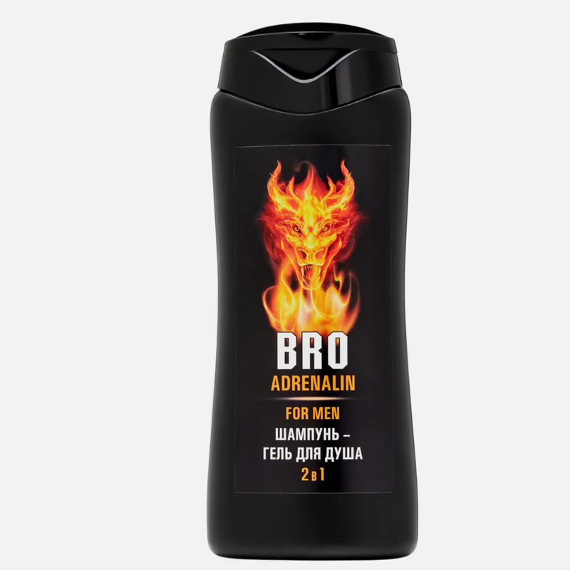 Markell Муж ШАМПУНЬ-ГЕЛЬ для душа 2 в 1 Bro Adrenalin флакон 250мл