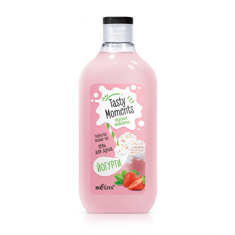 Bielita Tasty moments Гель для душа Йогурти 300мл 