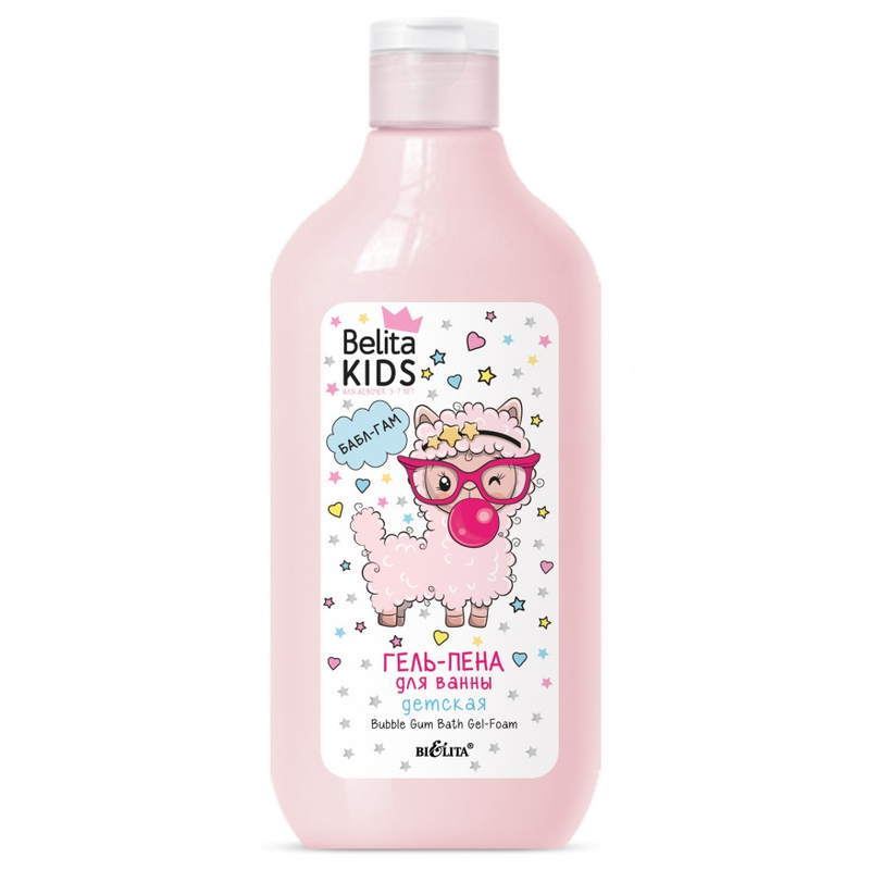 Bielita Kids Для девочек гель-пена для ванны Бабл Гам 300мл