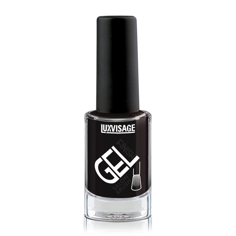 LUX visage Лак д/ногтей GEL finish т 10 Черный