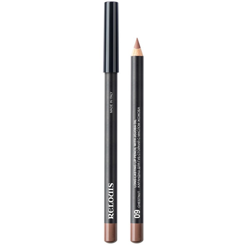 Relouis Карандаш для губ стойкий с маслом жожоба 09 chestnut
