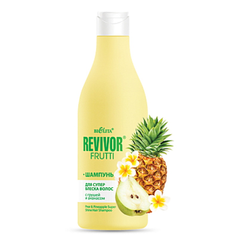 Bielita Revivor Frutti Шампунь д/волос Суперблеска с грушей и ананасом 500мл 