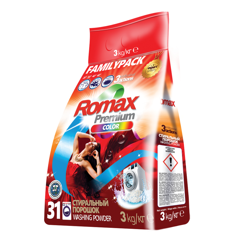 Romax Стиральный порошок Premium Color 3кг
