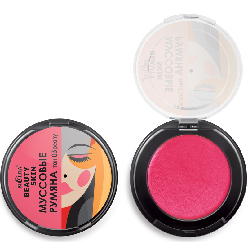 Bielita Beauty Skin Муссовые румяна тон 03 peony