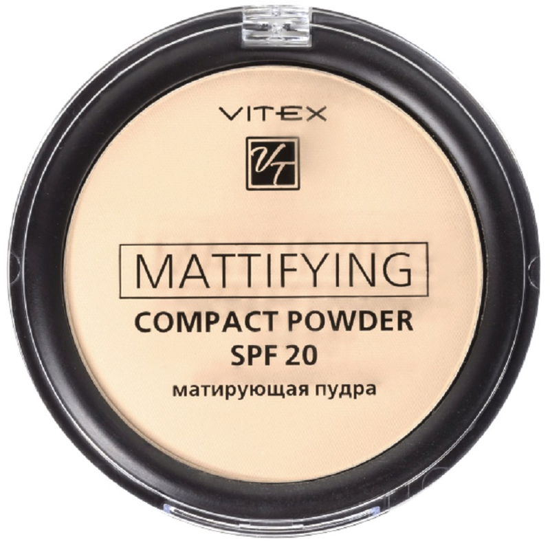 Biтэкс Пудра компактная Матирующая Mattifying compac тон 02